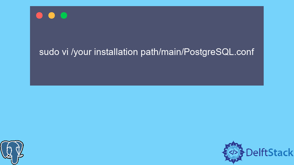 Postgres Default Location